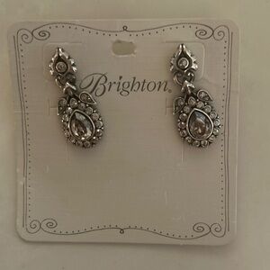 Brighton Silver Teardrop Earrings
